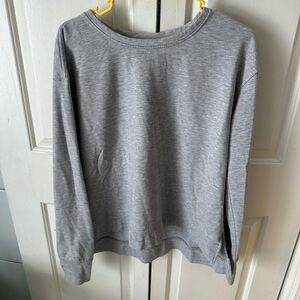 Victoria's Secret Gray Long Sleeve Tee
